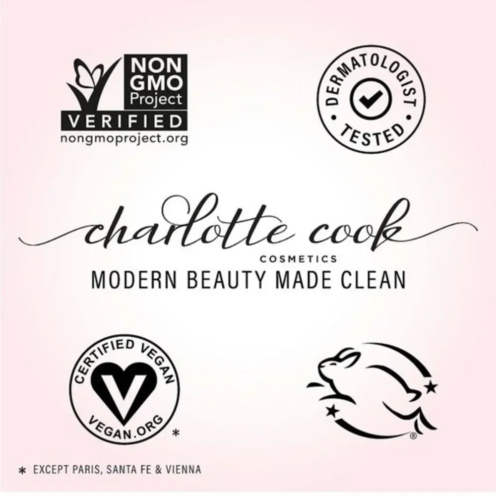 Charlotte Cook Cosmetics Clean Liquid Lipstick Vegan Cruelty Free Non-GMO
